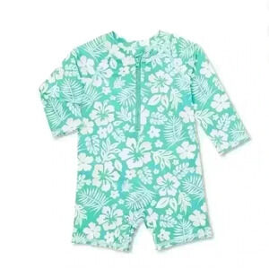 Wonder nation girls rash guard swimwear 0-3M